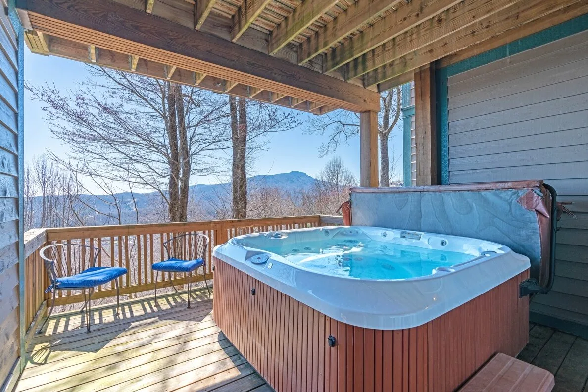 Mountain townhome rental with hot tub